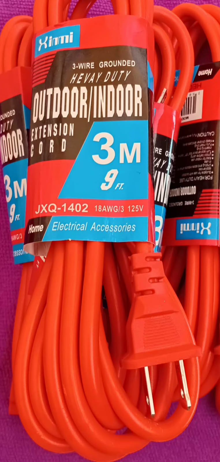 EXTENSION NARANJA XINMI 10 MTS 