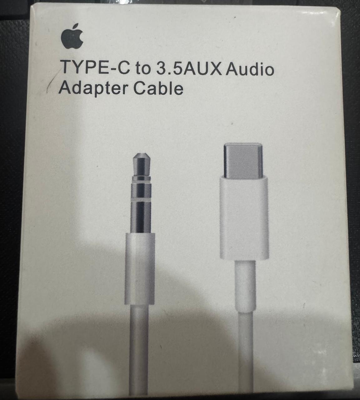 CABLE AUXILIAR IPHONE CALIDAD OEM TIPO C A JACK 3.5