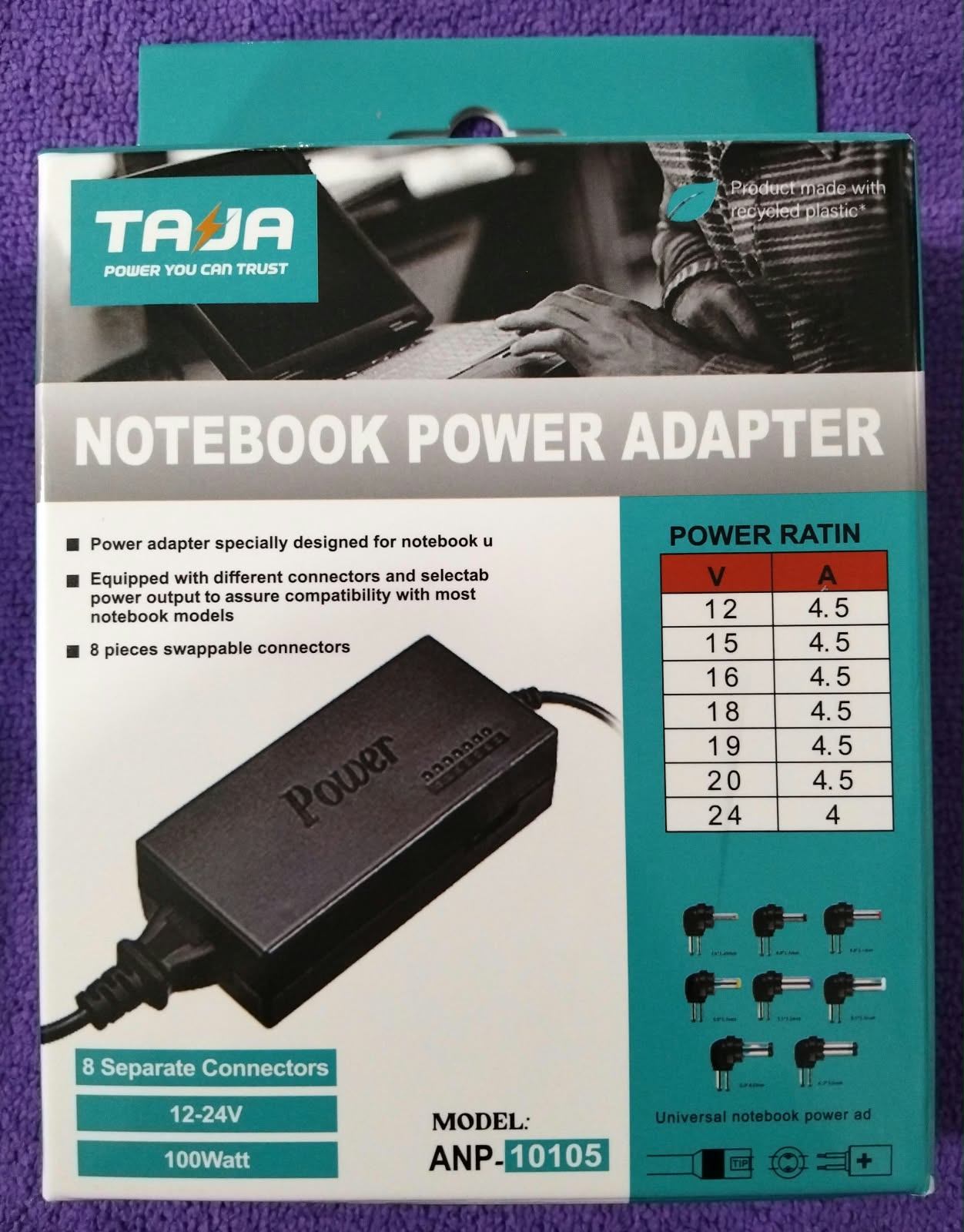 CARGADOR UNIVERSAL LAPTOP TAJA 