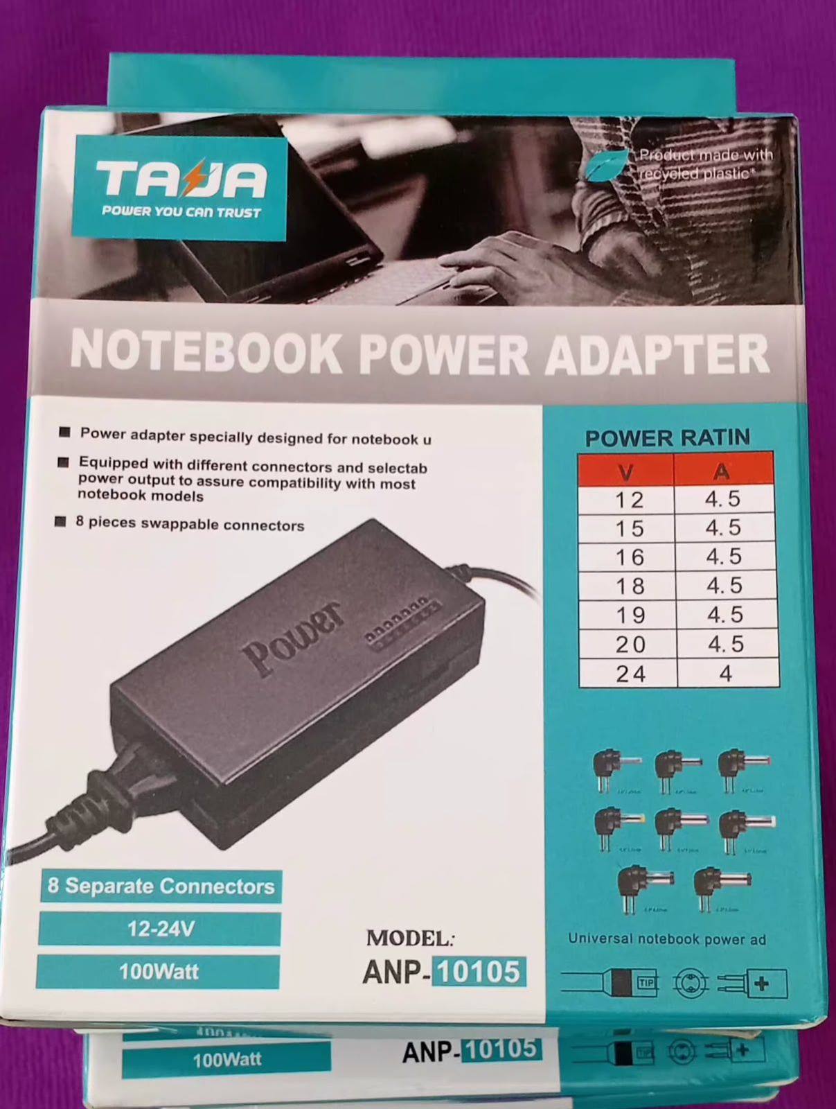 CARGADOR UNIVERSAL LAPTOP TAJA 