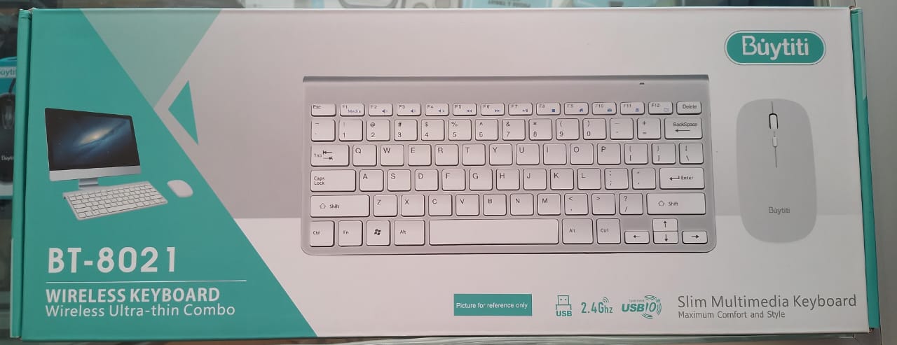 Combo teclado y mouse inalámbrico de 2.4 GHz - Buytiti